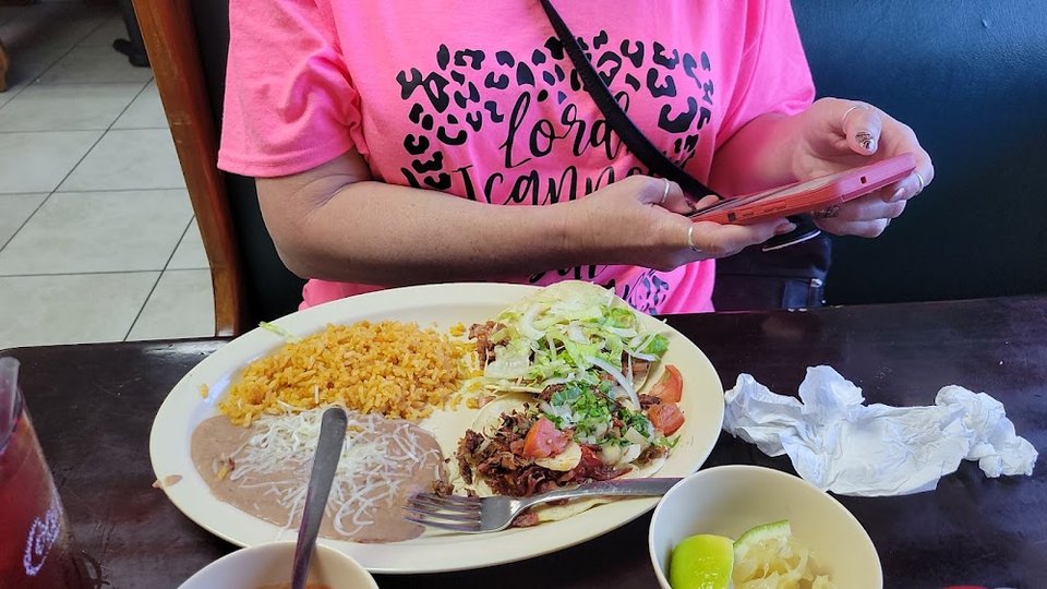 Street Tacos & Cheese Enchilada